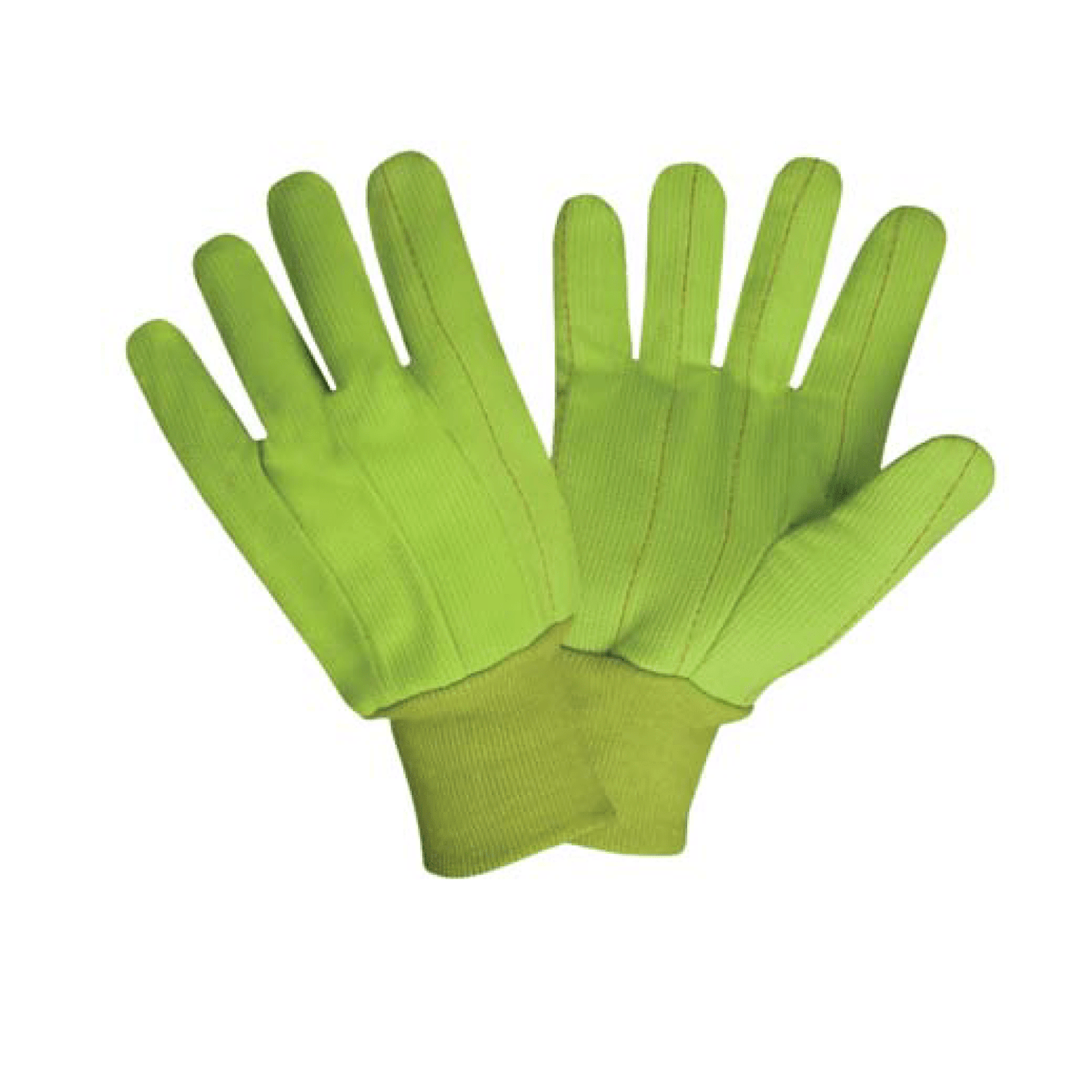 Cordova HI-VIS Lime Double Palm, 100% Cotton Cor #2850CD