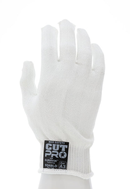 9348D - MCR Safety Survivor™ - 13 Gauge Cut Resistant Work Gloves - Lightweight, Cool and Ambidextrous Gloves - FDA Approved Materials can be used as Kitchen Cut Resistant Gloves