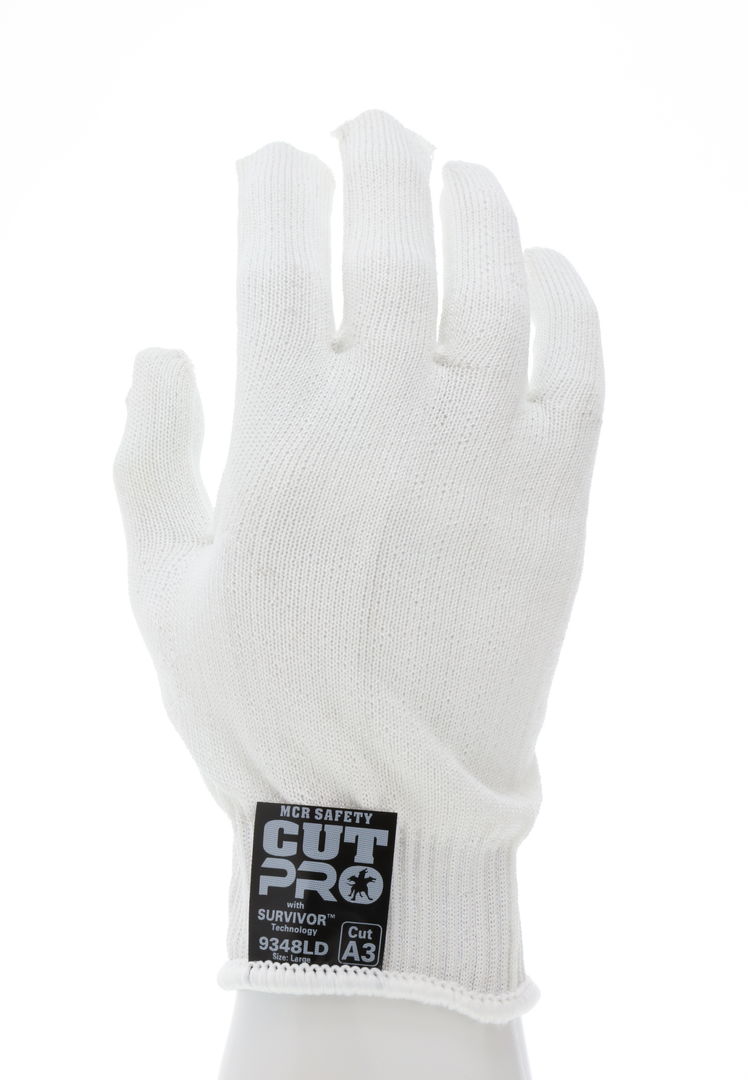 9348D - MCR Safety Survivor™ - 13 Gauge Cut Resistant Work Gloves - Lightweight, Cool and Ambidextrous Gloves - FDA Approved Materials can be used as Kitchen Cut Resistant Gloves