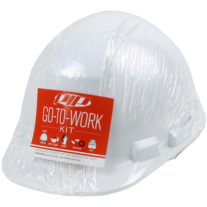 PIP 289-GTW-HP241 – Pre-Packed PPE Kit, HP241 Hat, Safety Eyewear, Earplugs, Gloves and Vest