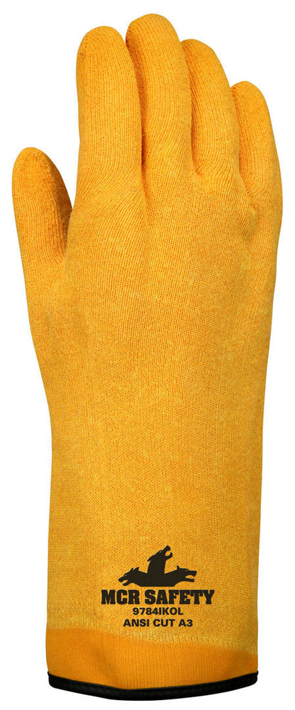 9784IKO - Thin Nitrile Coated Cut Resistant Work Gloves - DuPont™ Kevlar® Aramid Shell - 14 Inch Gauntlet Cuff - Soft Interlock Liner - Treated with ActiFresh® to Help Prevent Odors and Eliminate Bacteria