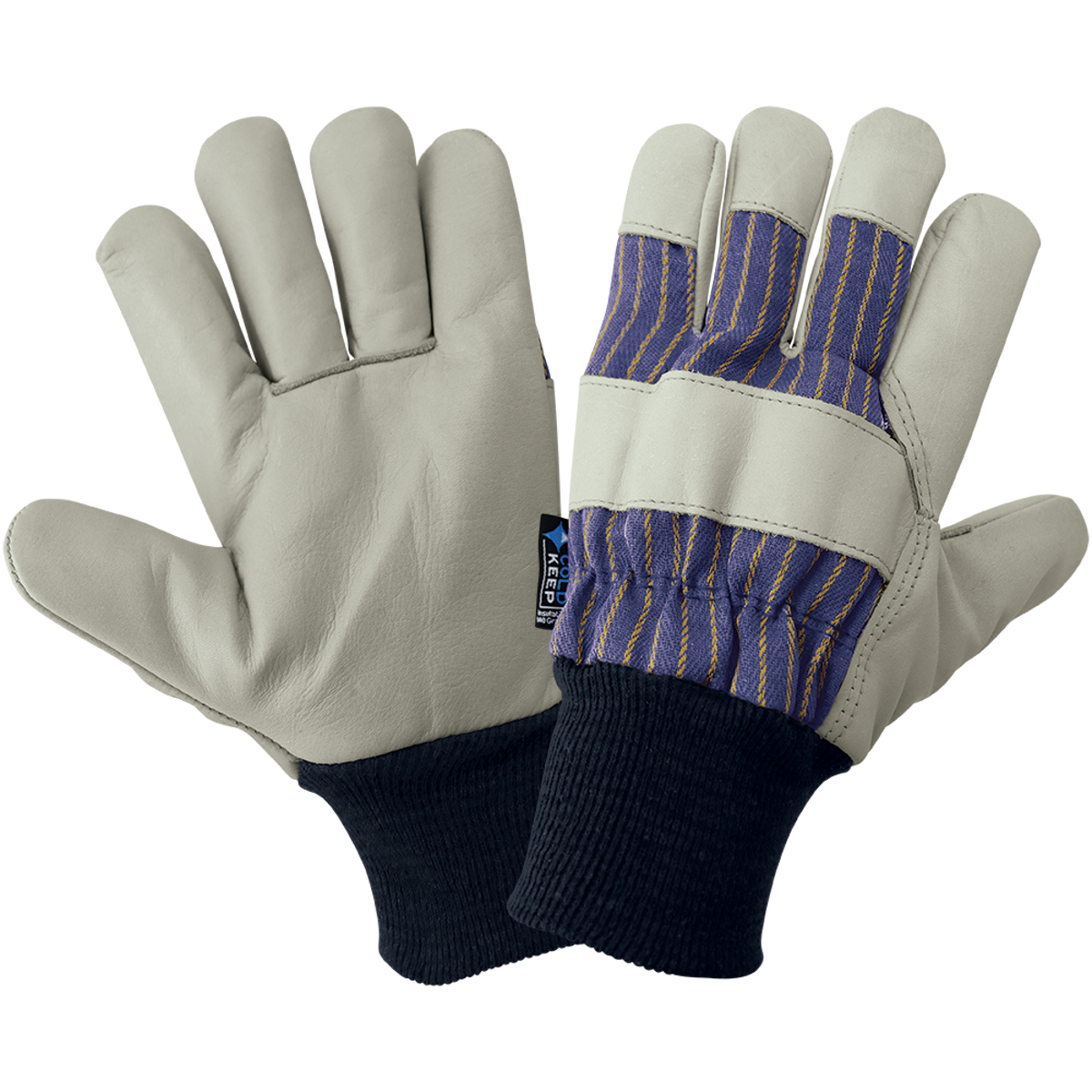 Global Glove Insulated 2950KW Cowhide Leather Palm Gloves - Knit Wrist - view 11