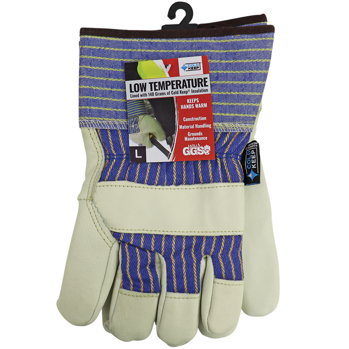 Global Glove Insulated 2950 Cowhide Leather Palm Gloves - Safety Cuff - view 12