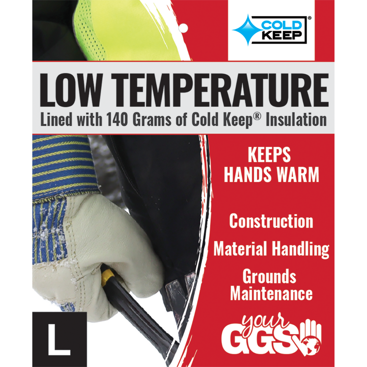 Global Glove Insulated 2950 Cowhide Leather Palm Gloves - Safety Cuff - view 15