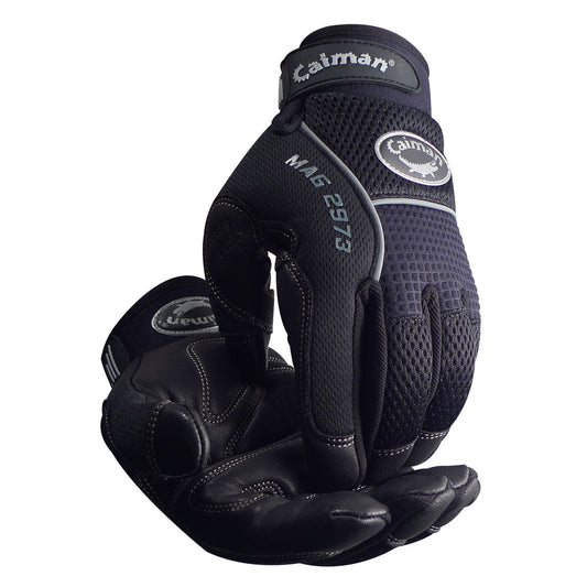 Caiman® MAG™: Multi-Activity Glove with Black Goat Grain Leather