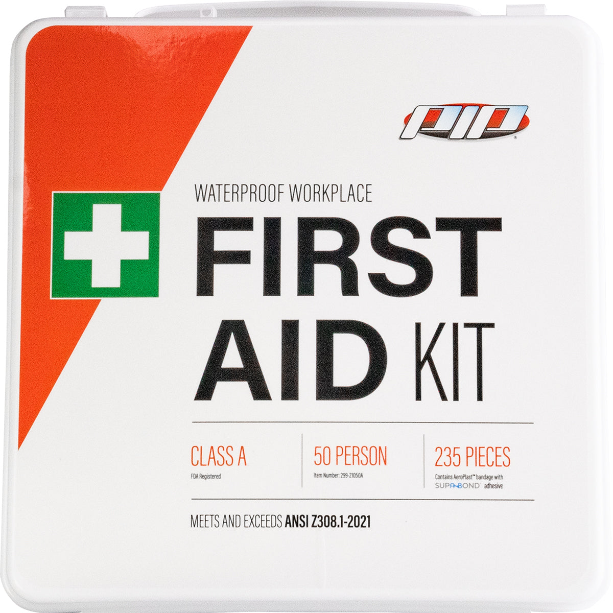 PIP 299-21050A – ANSI Class A Waterproof First Aid Kit - 50 Person