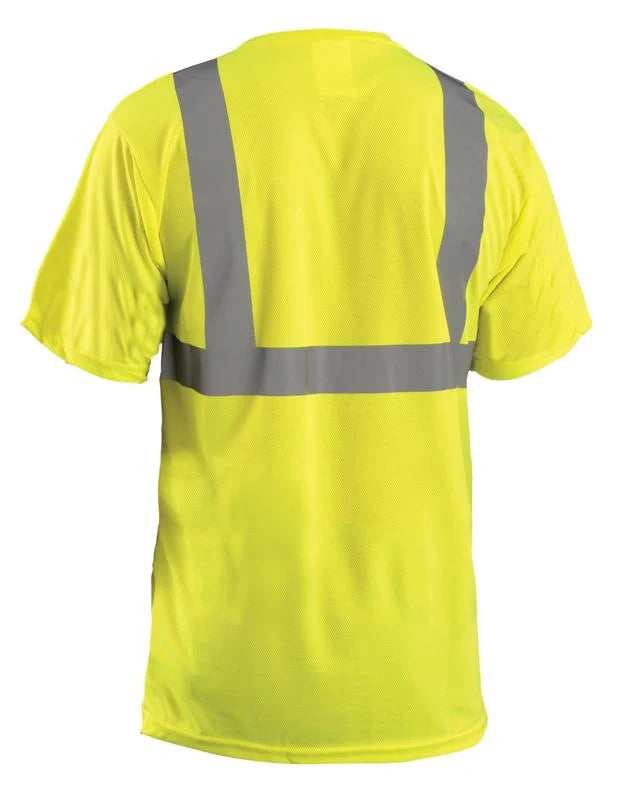 Short Sleeve Wicking Birdseye T-Shirt W/Pocket