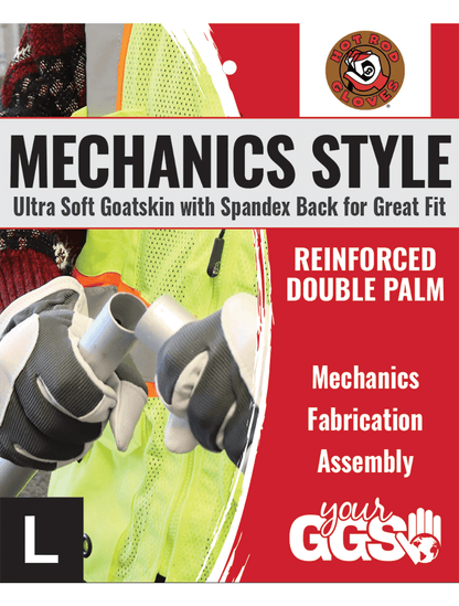 Hot Rod Gloves® - HR4008 - Mechanics Gloves - red