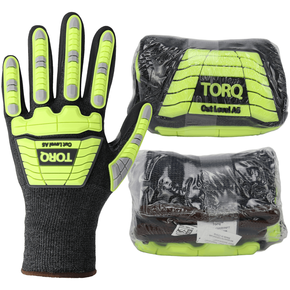 Global CIA951NFT-VP Glove 21G TUFF, NFT, IMP 2, T. SCRN, A5, VEND PK - view 6