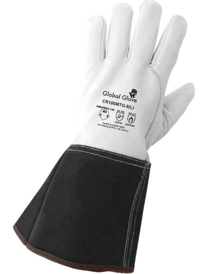 Premium CR100MTG Welding Gloves - cut level A5 - tan
