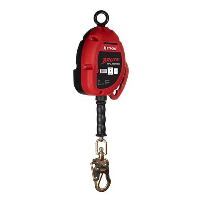KStrong® BRUTE™ 30 ft. Stainless Steel Cable SRL with Swivel Snap Hook. Includes Installation Carabiner and Tagline (ANSI)