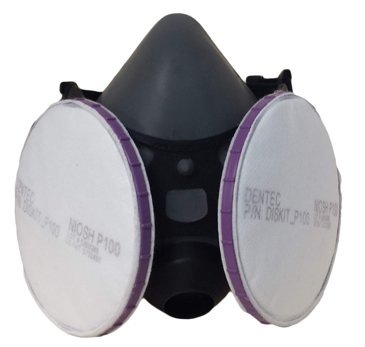 Comfort-Air 300 Series Half Mask Respirator with DISKIT P100/OV Filters