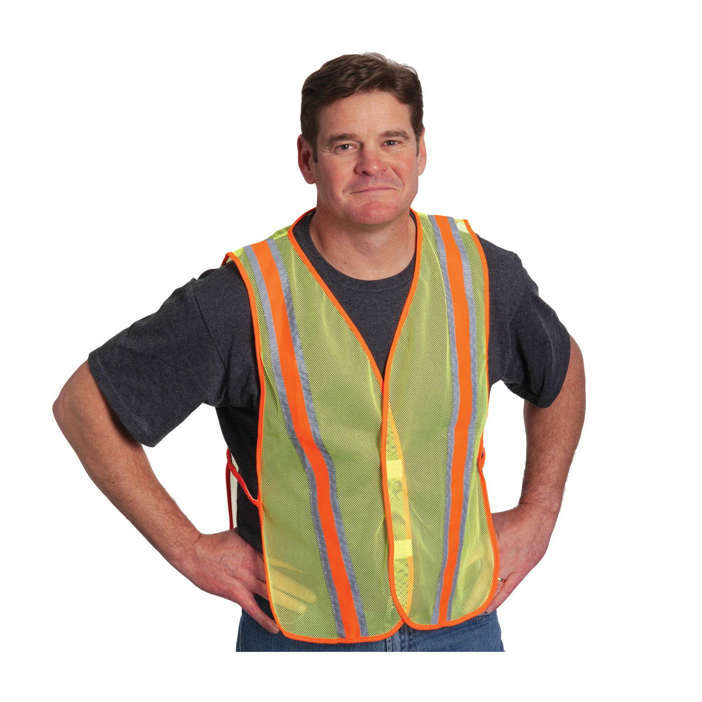 Non-ANSI Two-Tone Mesh Safety Vest