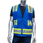 PIP 301-0500M ANSI Type O Class 1 Two-Tone Eleven Pocket Mesh Surveyors Vest