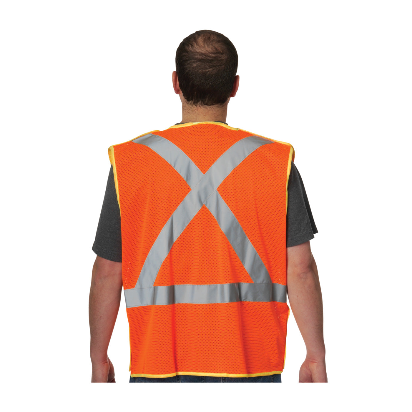 PIP® ANSI Type R Class 2 and CAN/CSA Z96 X-Back Breakaway Mesh Vest