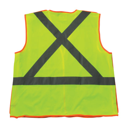 PIP® ANSI Type R Class 2 and CAN/CSA Z96 X-Back Breakaway Mesh Vest