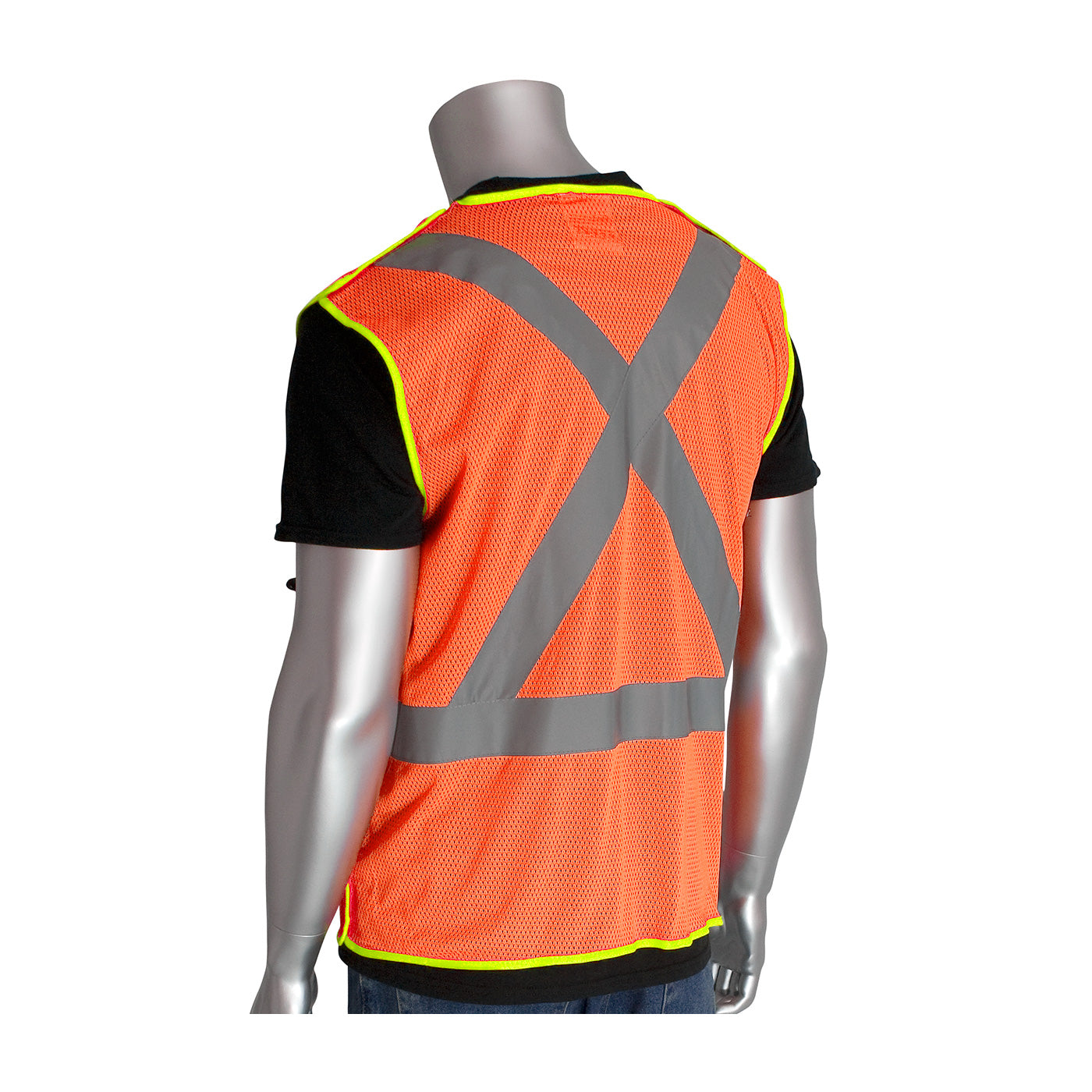 PIP® ANSI Type R Class 2 and CAN/CSA Z96 X-Back Breakaway Mesh Vest