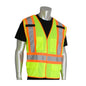 ANSI Type R Class 2 and CAN/CSA Z96 Class 2 Two-Tone X-Back Breakaway Mesh Vest