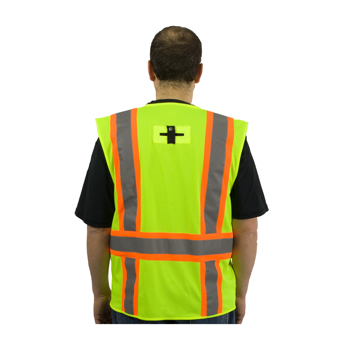 ANSI Type R Class 2 Two-Tone Mesh Vest with "D" Ring Access