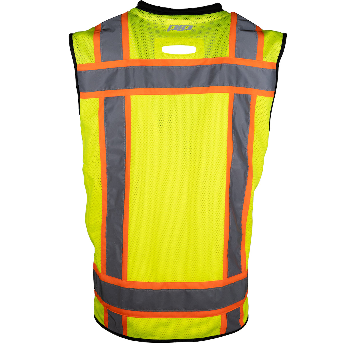 ANSI Type R Class 2 Black Bottom Mesh Vest with D Ring Access