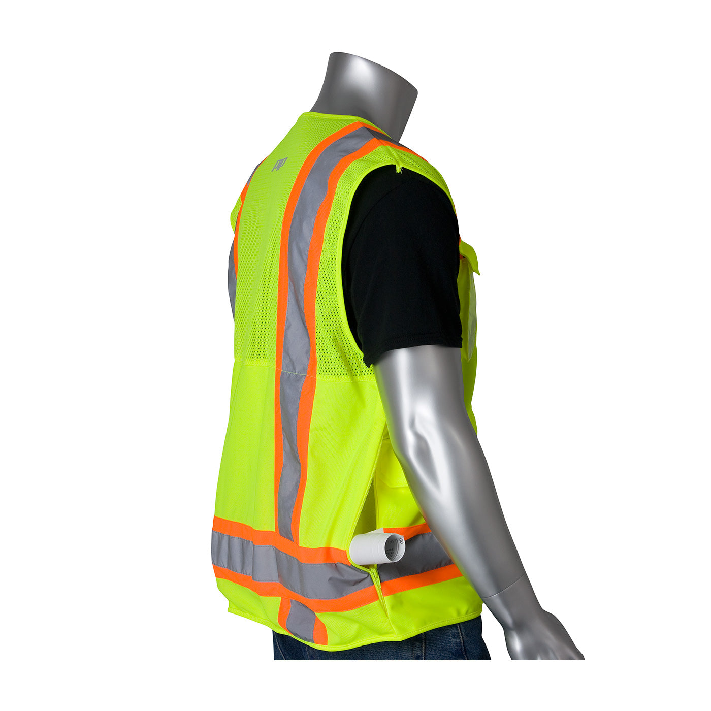 ANSI Type R Class 2 Two-Tone Ten Pocket Surveyors Tech Vest