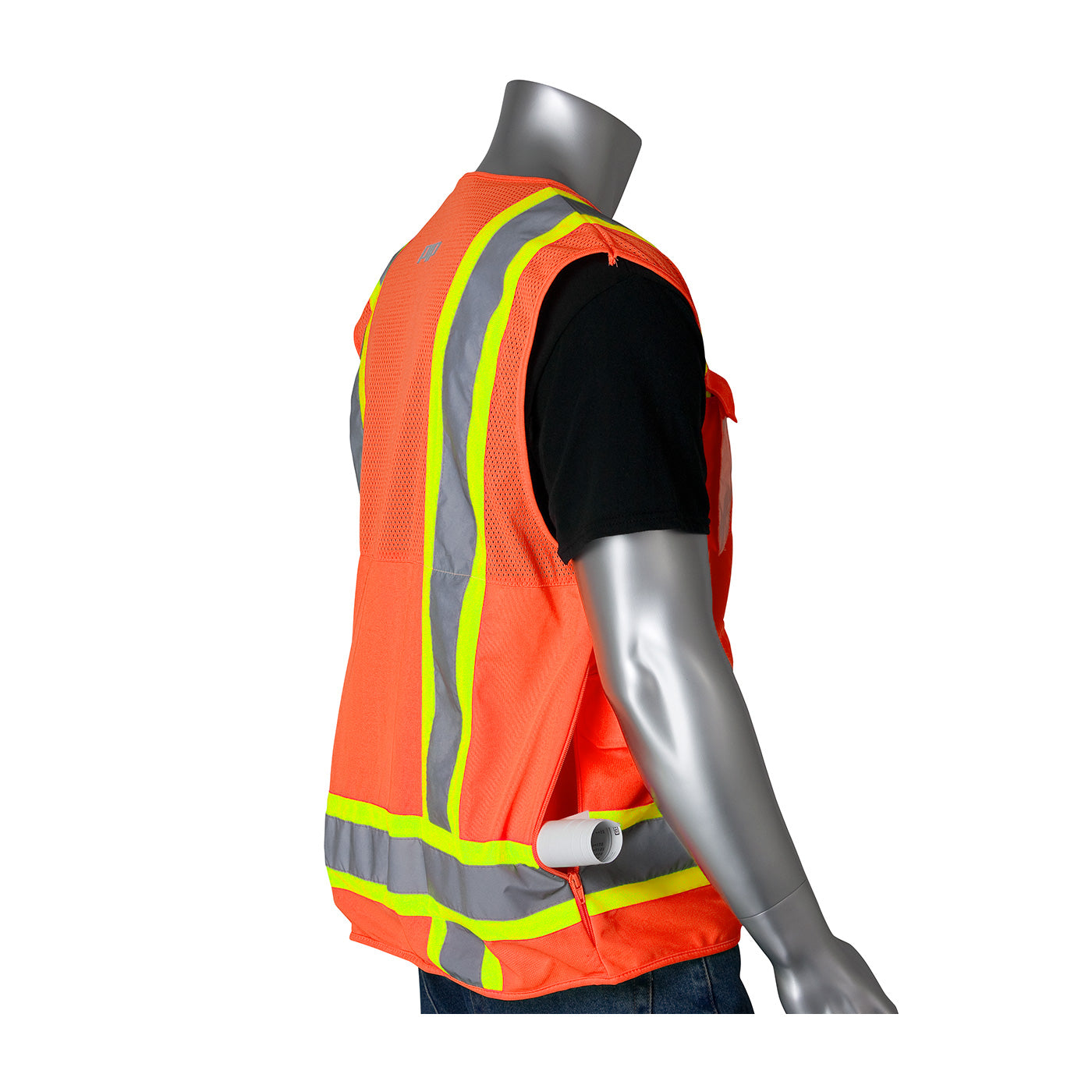ANSI Type R Class 2 Two-Tone Ten Pocket Surveyors Tech Vest