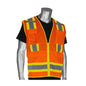 ANSI Type R Class 2 Two-Tone Ten Pocket Surveyors Tech Vest