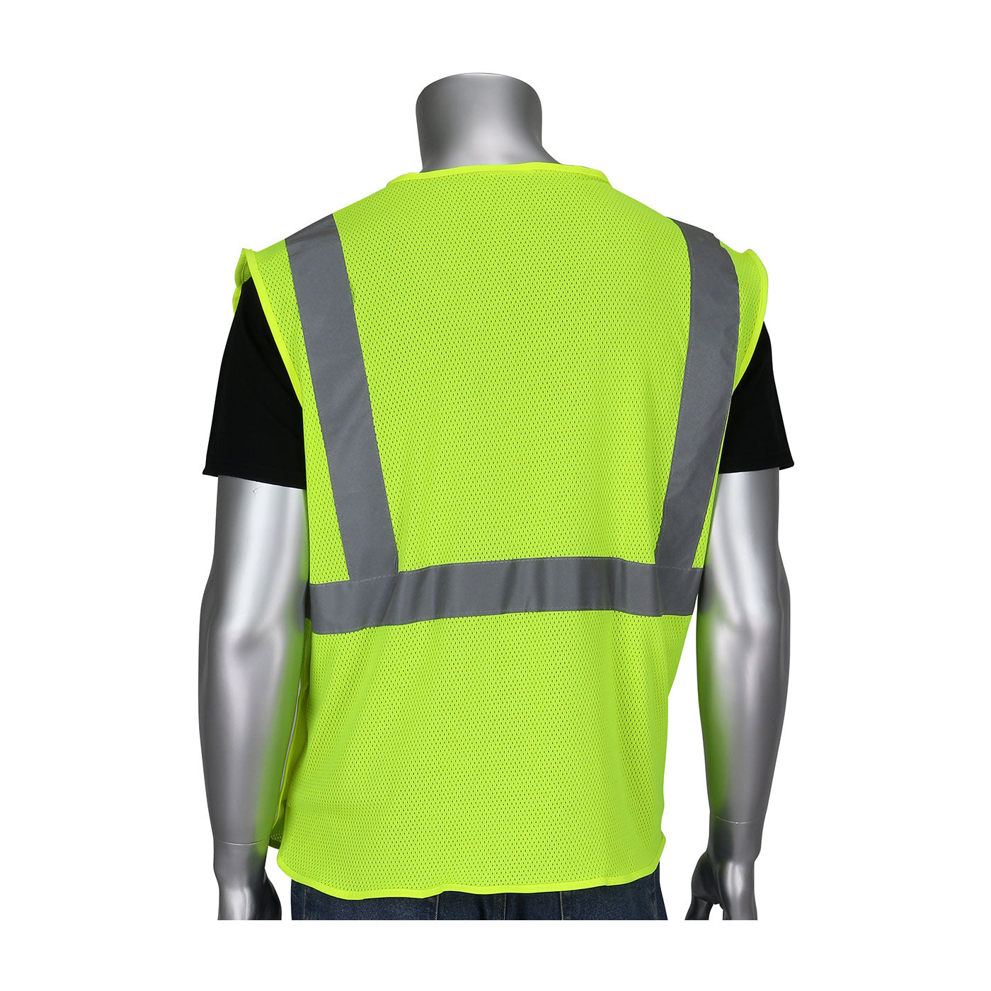 ANSI Type R Class 2 Three Pocket Mesh Breakaway Vest