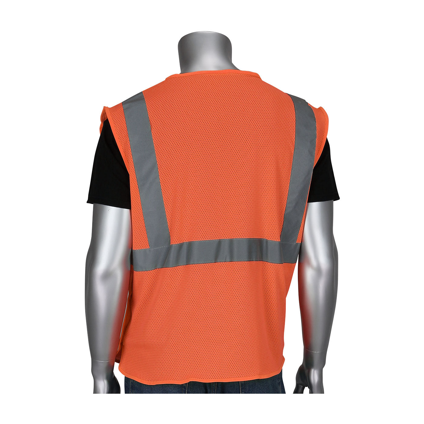 ANSI Type R Class 2 Three Pocket Mesh Breakaway Vest