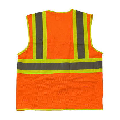 PIP® ANSI Type R Class 2 Two-Tone Three Pocket Mesh Vest