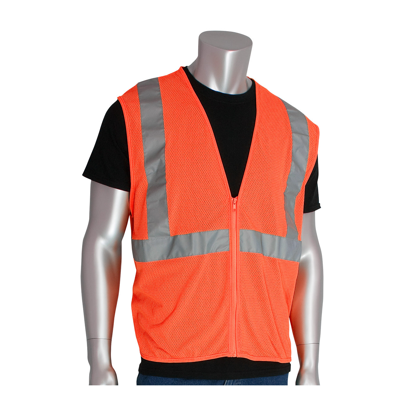 ANSI Type R Class 2 Value Zipper Mesh Vest
