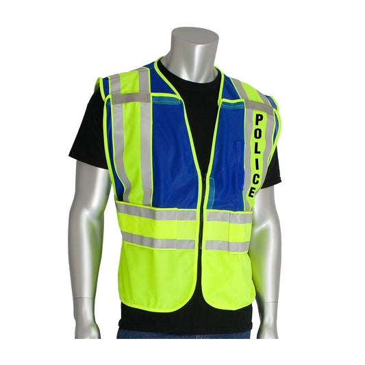PIP® ANSI Type P Class 2 Public Safety Vest - POLICE Logo