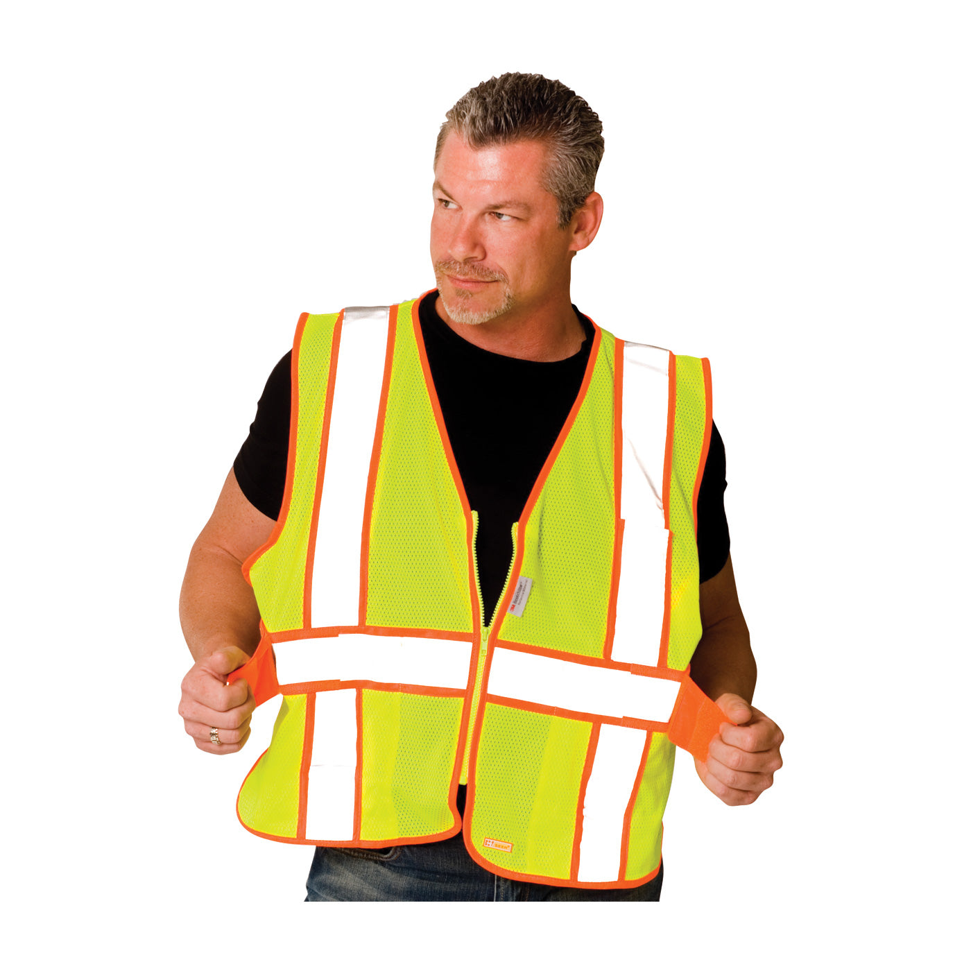 ANSI Type R Class 2 Expandable Two-Tone Mesh Vest