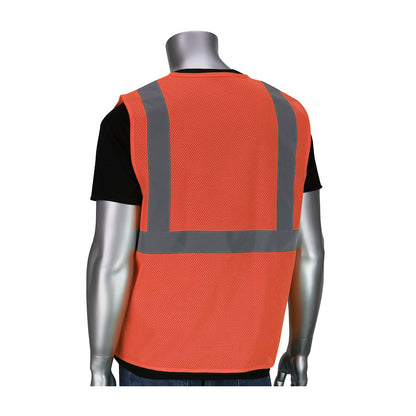 ANSI Type R Class 2 Dual Sized Value Zipper Mesh Vest