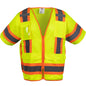 ANSI Type R Class 3 Two-Tone Ten Pocket Surveyors Tech Vest