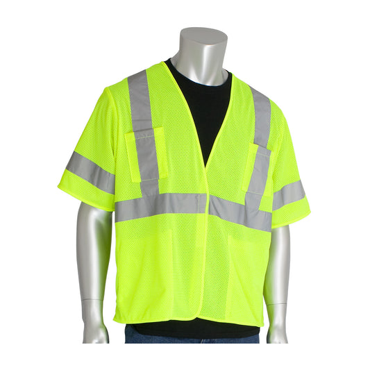PIP® ANSI Type R Class 3 Value Four Pocket Mesh Vest
