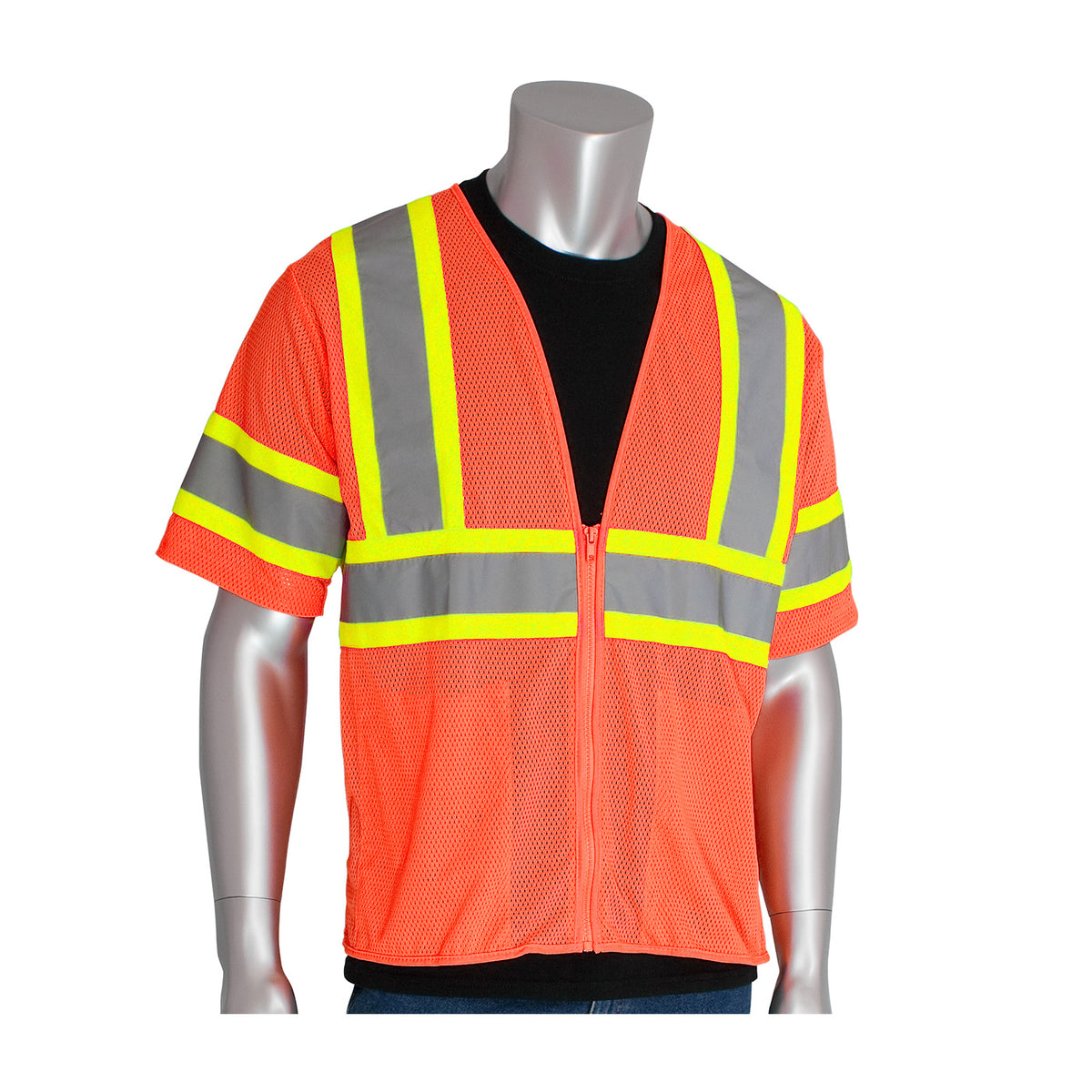 PIP 303-HSVP ANSI Type R Class 3 Value Two-Tone Mesh Vest