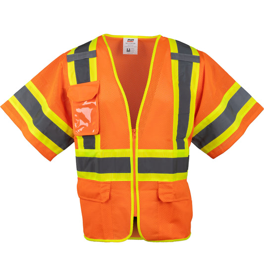 PIP 303-V310-LY/S ANSI Type R Class 3 Two-Tone Mesh Vest - view 3