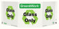 ZING At Work Sign '<Recycle Symbol>Glass Only' Tri-View 19"X7.5'X6' - 3030