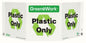 ZING At Work Sign '<Recycle Symbol>Plastic Only' Tri-View 19"X7.5'X6' - 3031