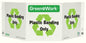 ZING At Work Sign 'Recyclable<Recycle Symbol>Plastic Banding Only' Tri-View 19"X7.5'X6' - 3046