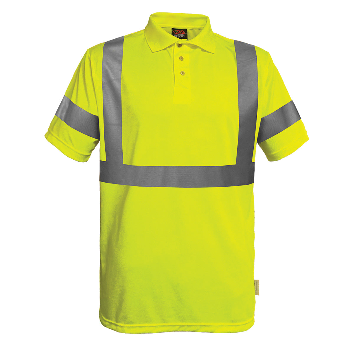 PIP Reflective Apparel 304ST ANSI Type R Class 3 Short Sleeve Polo Shirt