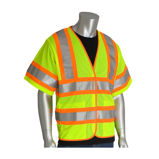 PIP 305-HSVPFR ANSI Type R Class 3 FR Treated Two-Tone Mesh Vest