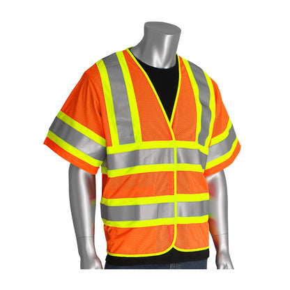 PIP 305-HSVPFR ANSI Type R Class 3 FR Treated Two-Tone Mesh Vest