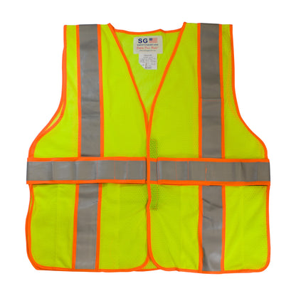 ANSI Type R Class 2 Two-Tone Expandable FR Treated Mesh Vest