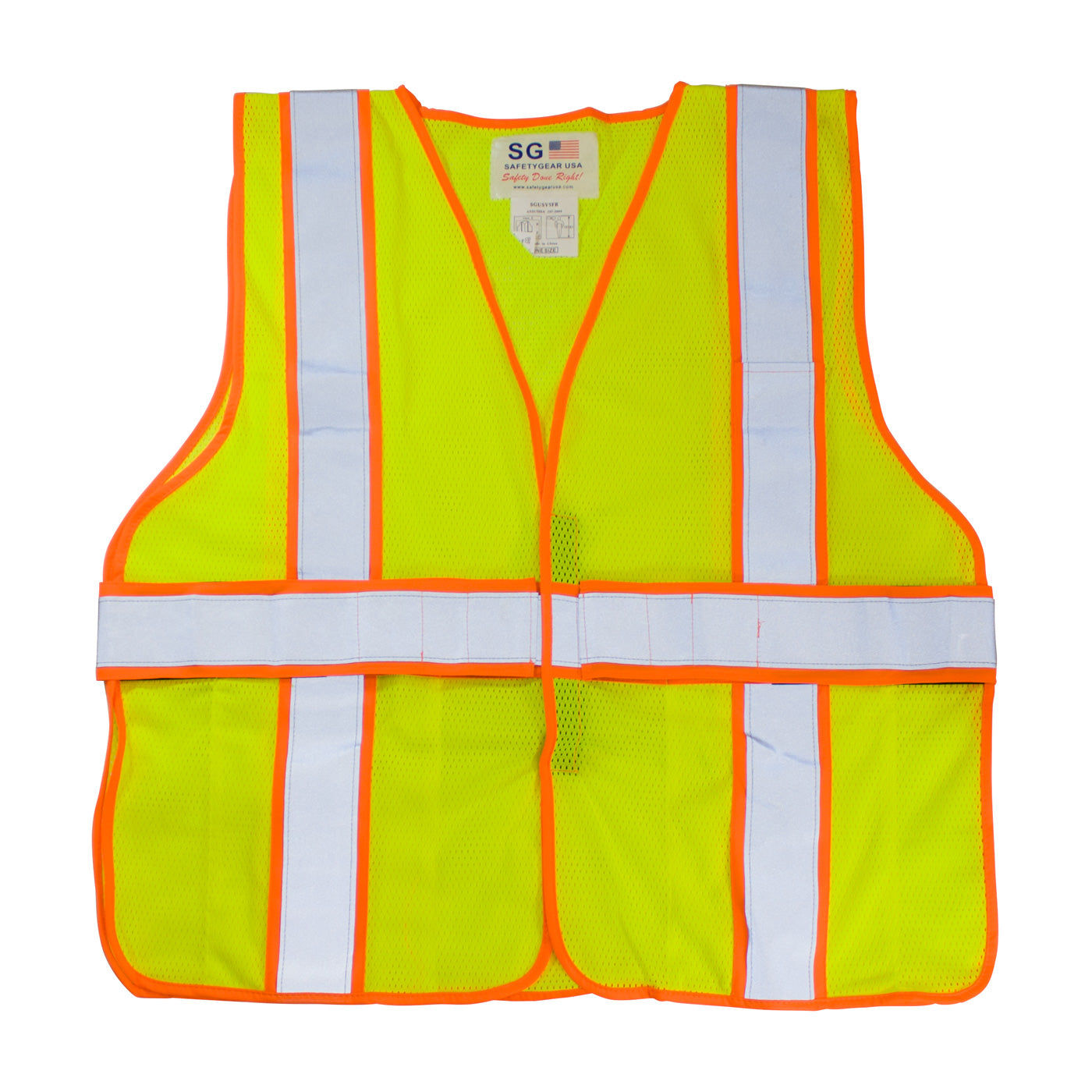 ANSI Type R Class 2 Two-Tone Expandable FR Treated Mesh Vest