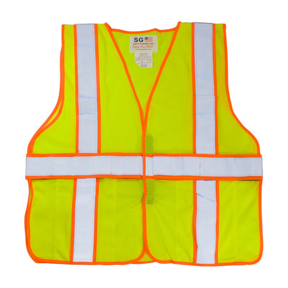 ANSI Type R Class 2 Two-Tone Expandable FR Treated Mesh Vest