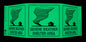 ZING Safety Sign "Severe Weather" Standard Triview - Glow - 3057G
