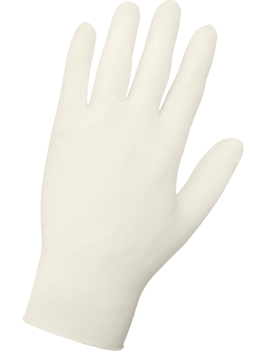 Natural 305PF Disposable Gloves - latex - red