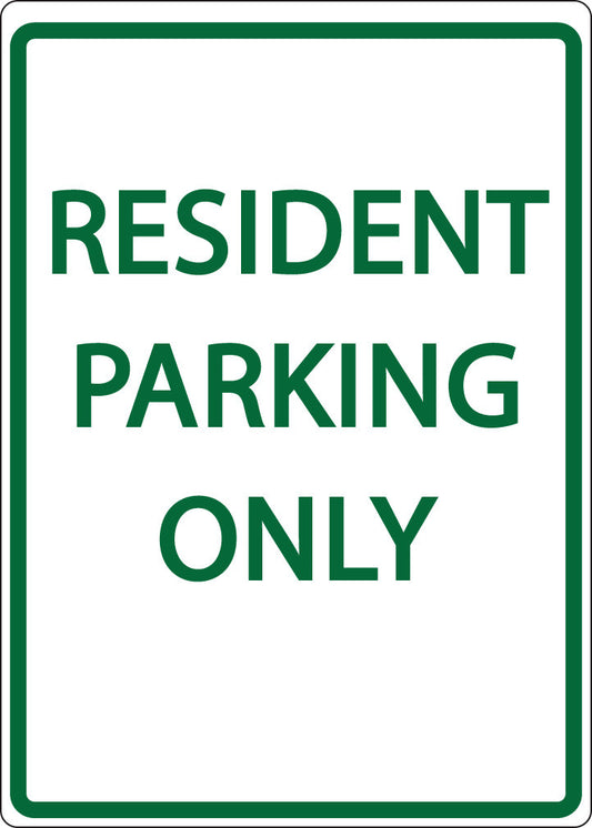 ZING Parking Sign, Resident Parking Only On - official Zing product image 1